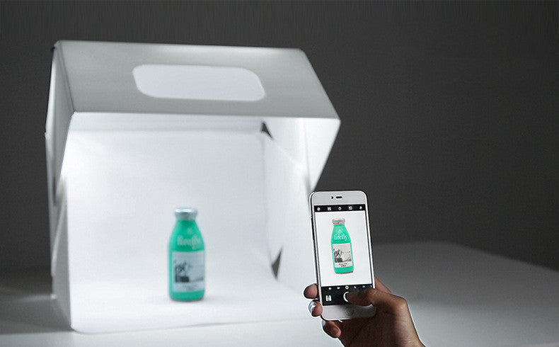 Studio fill light box for photos and videos