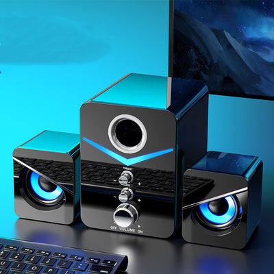 Compact desktop sound bar with Bluetooth