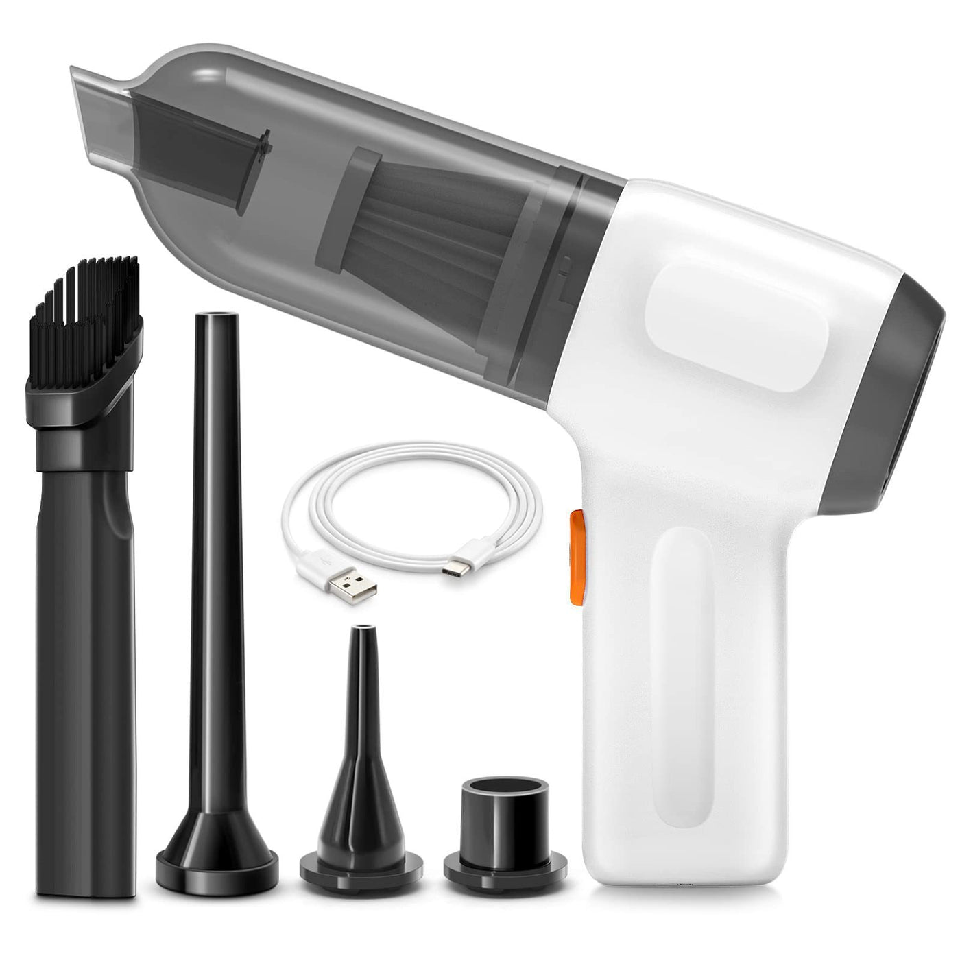 Wireless car vacuum with blowing and suction