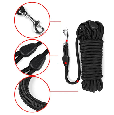 Round Tracking Rope, Dog Training Long Leash, NO TANGLE LONG ROPE, tracking leash, leash, Round Rope Tracking Lead, Rope Tracking Lead,  long dog leashes,  long leashes, 