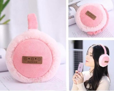 Foldable Bluetooth earmuff headphones for winter