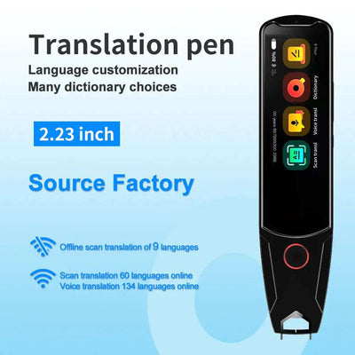 Arabic Voice Translator Device with Scan Function, Arabic Language Translator Pen, AI-Powered Arabic Translator, Arabic Learning Machine, Arabic Educational Device, Portable Voice Translator,  Language Scan Translation Device, Scan Reader Pen, New Voice Instant Scan Translation Machine, Wisoqu Smart Voice Translator Pen, AI International Language Translator Pen, TRANSLATOR DEVICE FEATURE,