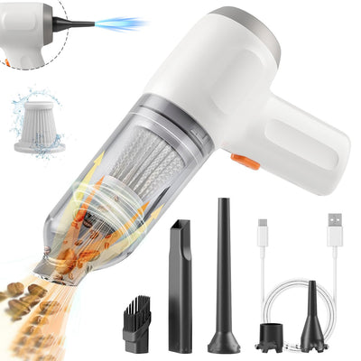 Wireless car vacuum with blowing and suction