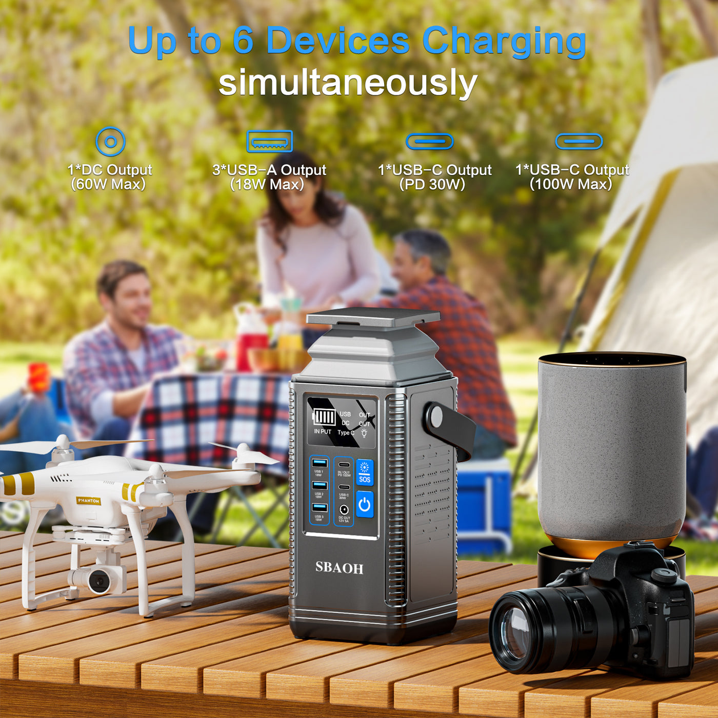Power Station 296Wh Portable Lithium Battery (80,000mAh)