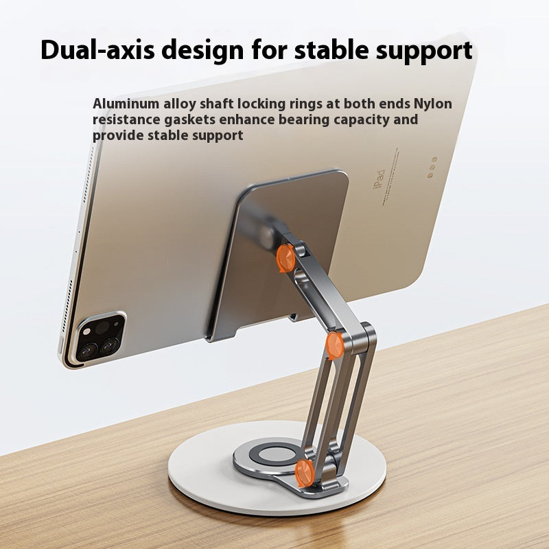 Portable 360° rotating stand for phone and tablet