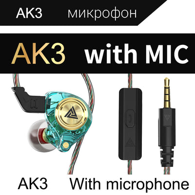 QKZ AK3 FiLe Wired In-ear Stereo Wired Earphone