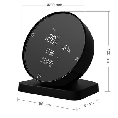 Smart temperature and humidity sensor with remote