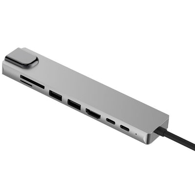 PD 8-in-1 Expansion Dock USB-C Hub Splitter