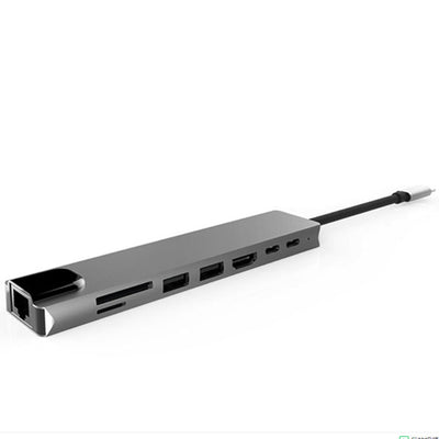 PD 8-in-1 Expansion Dock USB-C Hub Splitter